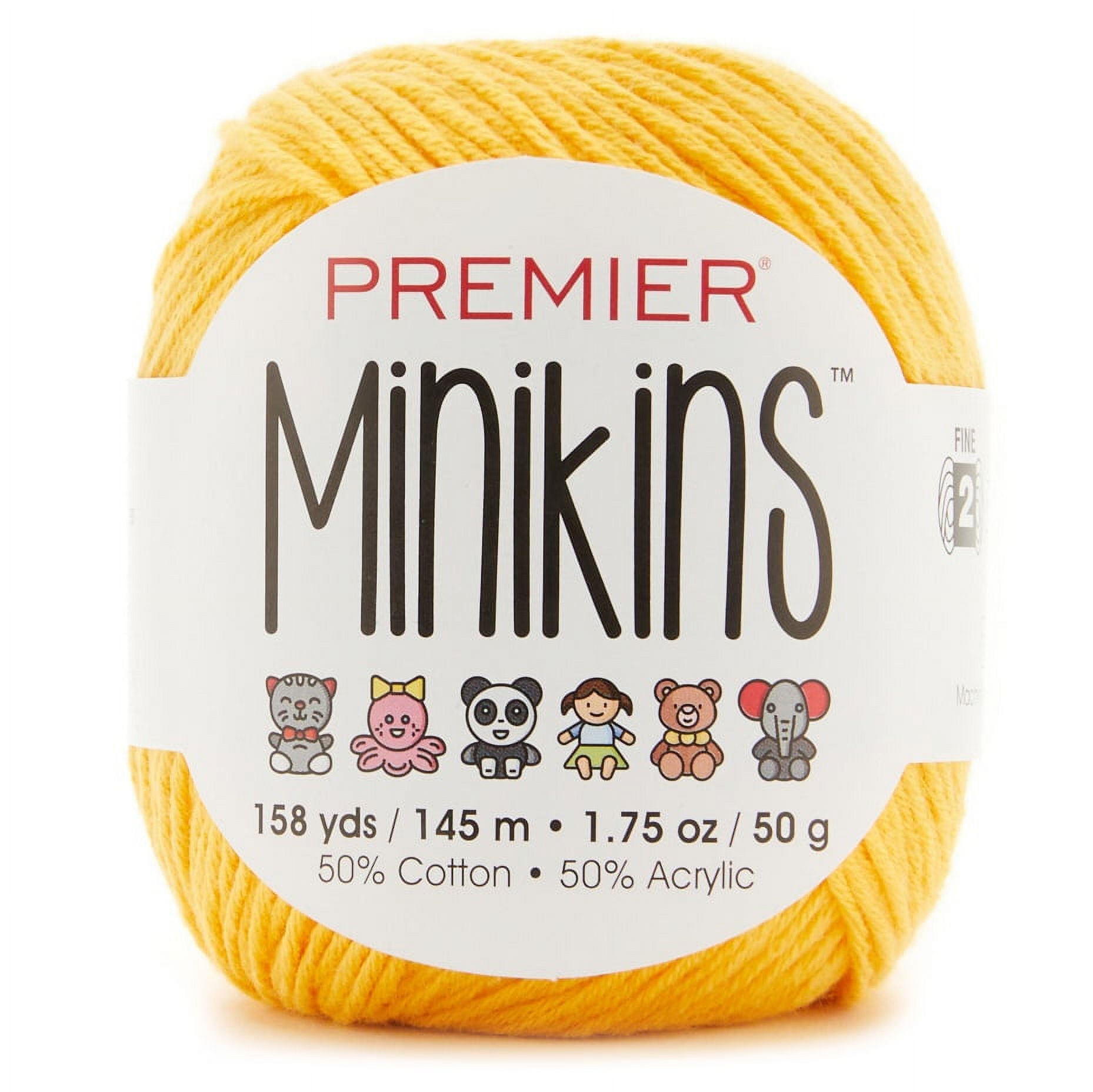 Premier Minikins Yarn-Marigold - Walmart.com