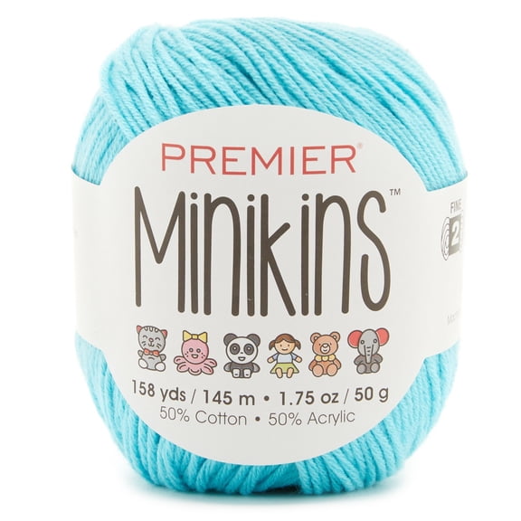 Premier Minikins Yarn-Sky Blue