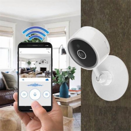 Premier Mobile by Premier Accessory Group PWIFCAM Smart Wi-Fi HD Security Camera - White