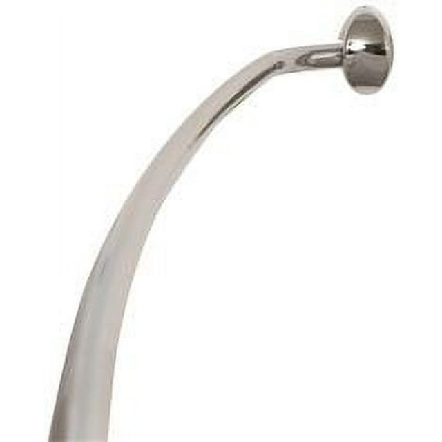 Premier Neverrust Adjustable Curved Shower Rod, Concealed Mount, 44-72 ...