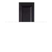 MISTER MXYZPTLK Premier One-Piece #002 Black Raised Panel Decorative Exterior Shutters, 15" x 67", 1-Pair