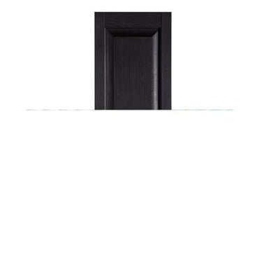Premier One-Piece #002 Black Raised Panel Decorative Exterior Shutters, 15" x 67", 1-Pair