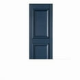 thumbnail image 1 of Premier One-Piece #004 Bedford Blue Raised Panel Decorative Exterior Shutters, 15" x 43", 1-Pair, 1 of 7