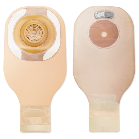 Premier Ostomy Pouch Drainable up to 1" Stoma 12"L 1pc System Ultra Clear 8574, 5 Ct
