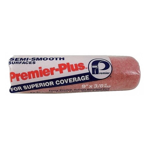 Premier 9" Paint Roller Cover, 3/8" Nap, Polyester/Knit 927