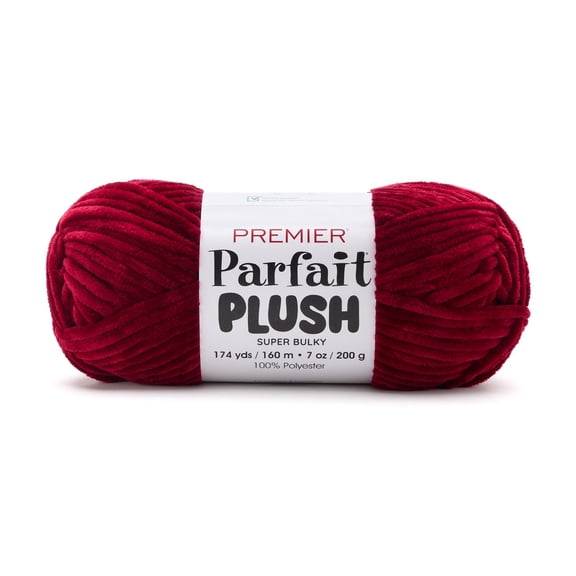 Premier Parfait Plush Yarn-Ruby