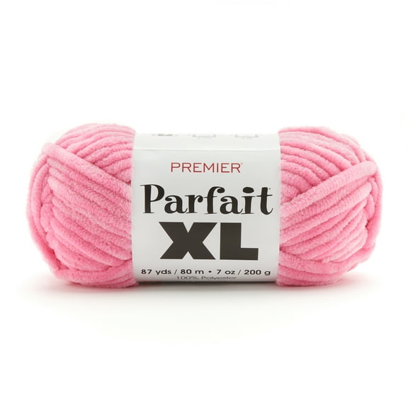 Premier Yarns Parfait® XL #7 Super Chunky Jumbo Chenille Yarn, Bubblegum, 7oz 87yds
