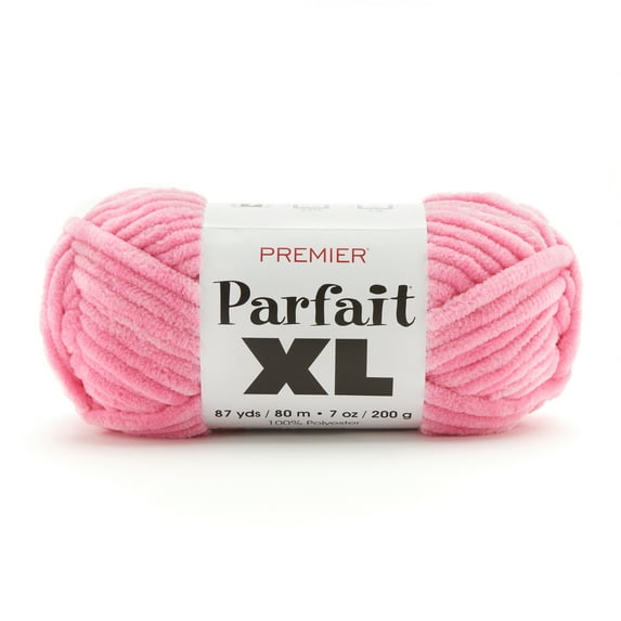 Premier Yarns Parfait® XL #7 Super Chunky Jumbo Chenille Yarn, Bubblegum, 7oz 87yds