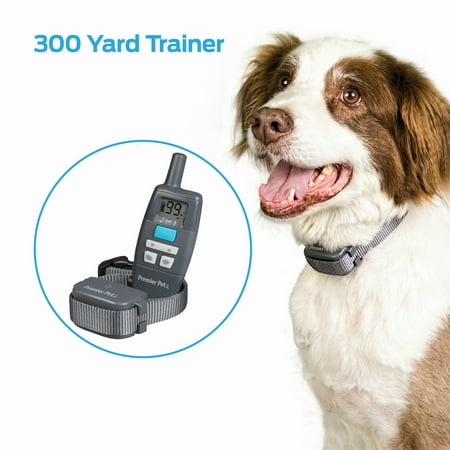 Premier Pet 300 Yard Remote Trainer - Easy-To-Use Dog Training Collar