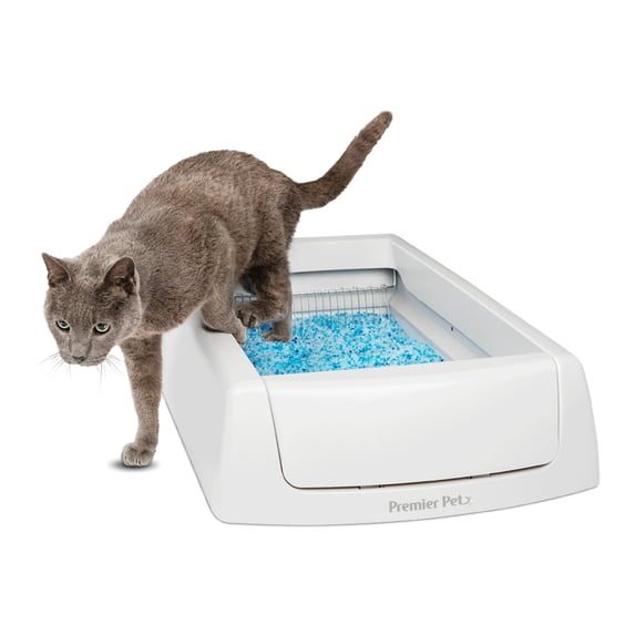 Premier Pet Auto-Scoop Crystal Litter Box System