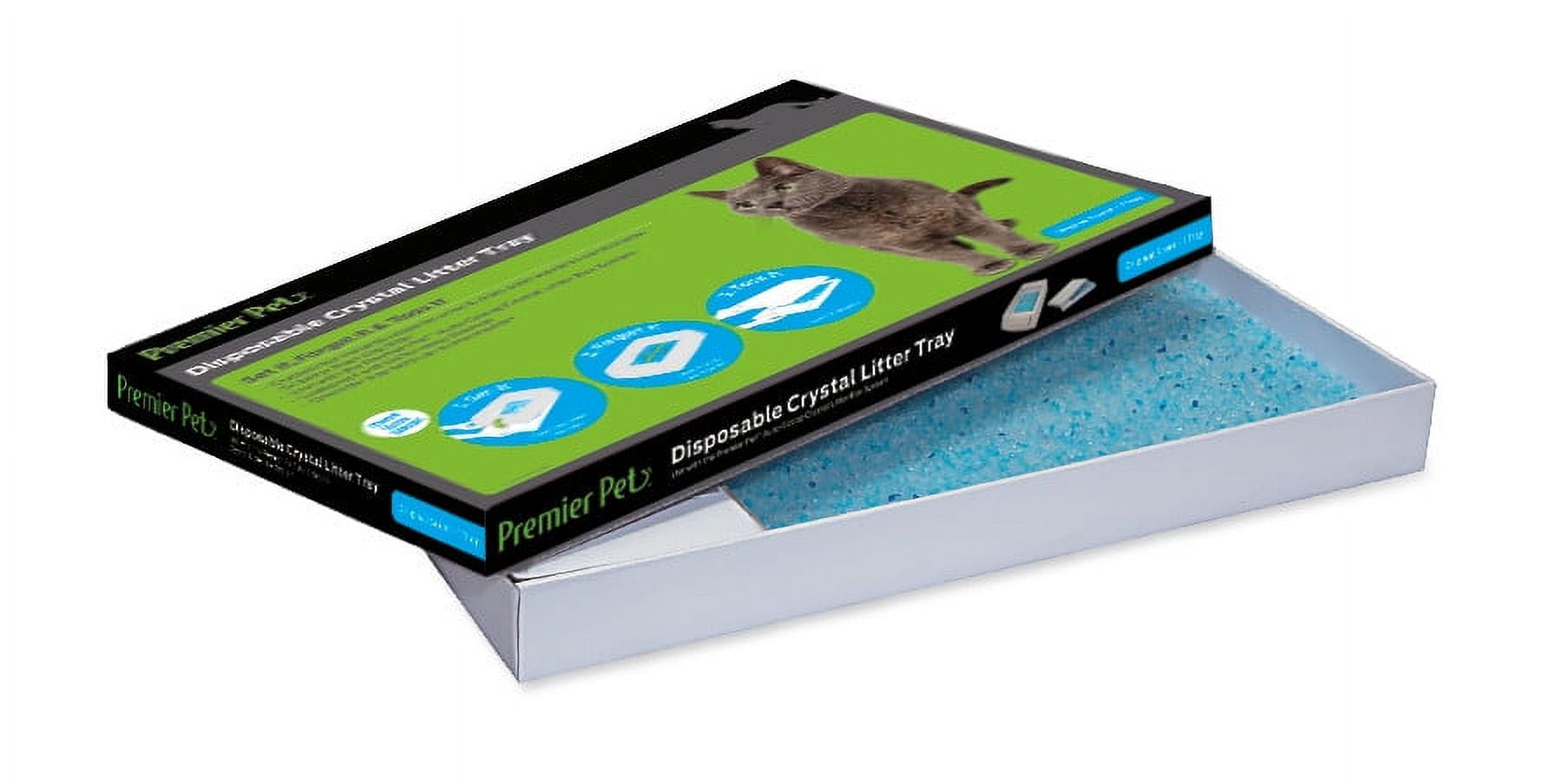 Premier Pet Crystal Litter Tray 1 Tray Original Scent for AutoScoop Crystal Litter Box