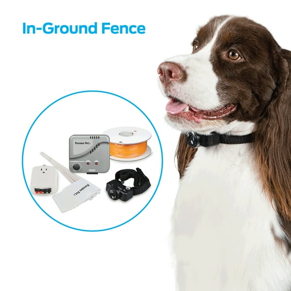 Premier Pet In-Ground Fence with Tone/Beep and Static- Cover up to 5 Acres