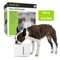 thumbnail image 1 of Premier Pet 110 oz. Pet Fountain Automatic Water Fountain for Cats & Dogs, Filters Included, White, 1 of 7