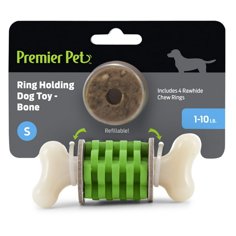 Premier Pet Ring Holding Dog Toy For Small Dogs Bone With