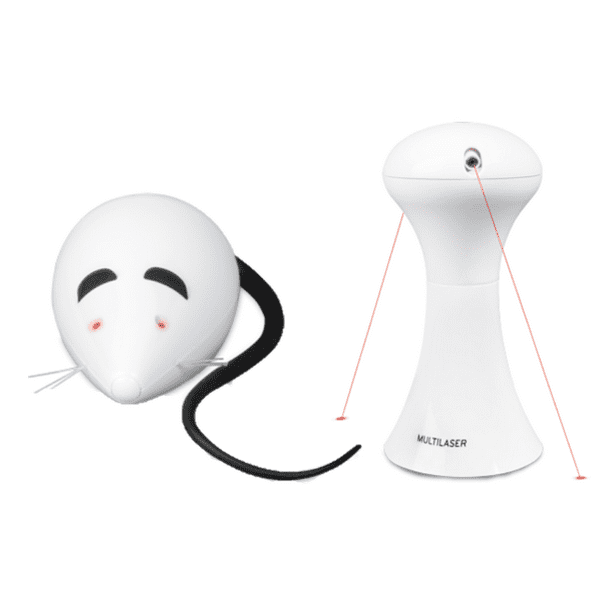 Premier Pet Rolorat Automatic Cat Toy and Multi Laser Cat Toy Bundle