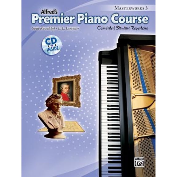 Pre-Owned Premier Piano Course Masterworks, Bk 3 : Correlated Standard Repertoire, Book and CD 9780739093399