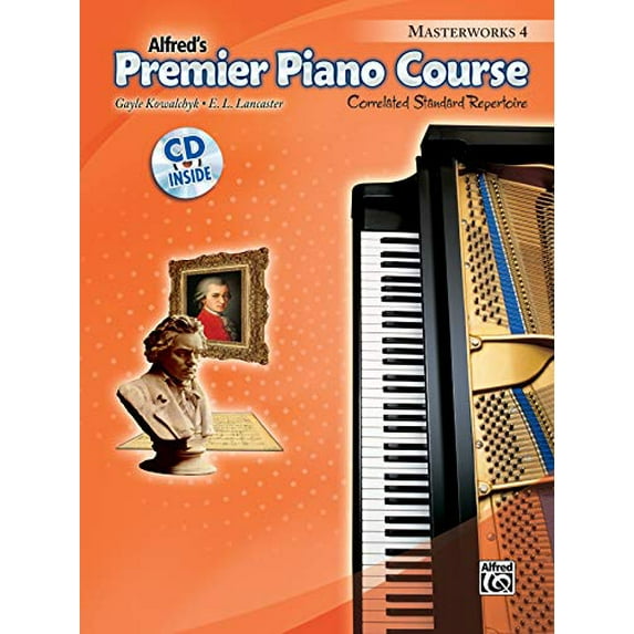 Pre-Owned Premier Piano Course Masterworks, Bk 4: Correlated Standard Repertoire (Book & CD): Masterworks Book 4 Paperback