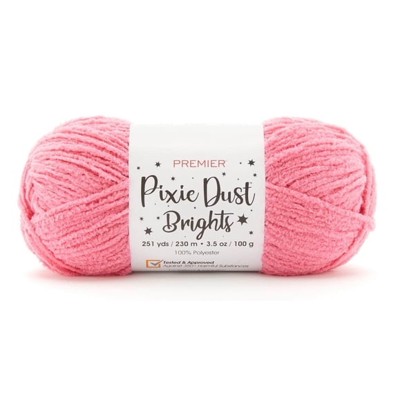 Premier Pixie Dust Brights Yarn-Pink Punch