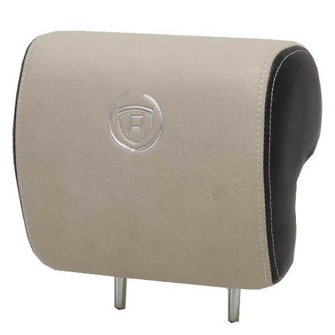 Premier Pontoon Boat Captains Seat Headrest | Beige Black 10 1/4 Inch