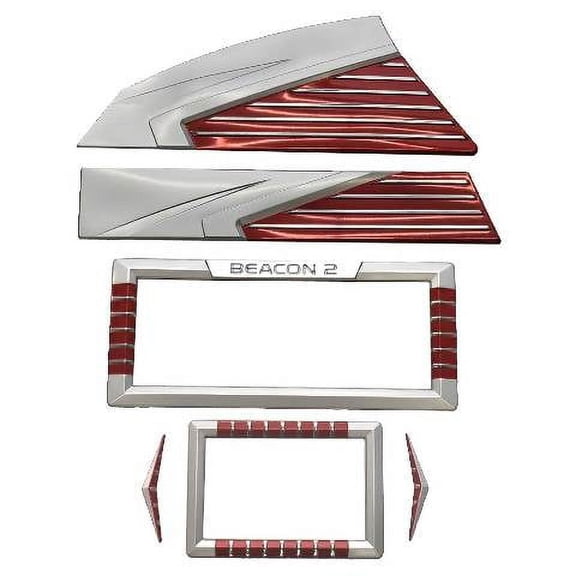 Premier Pontoon Boat Dash Console Decals 7-4662-2 | Beacon (Set of 6)