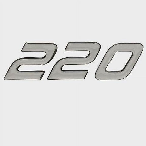 Premier Pontoon Boat Raised Emblem Decal 70010528 | 220 Sticker Silver