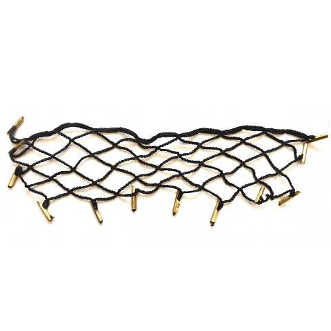 Premier Pontoon Boat Storage Net | 12 3/4 x 3 Inch Black Nylon Brass