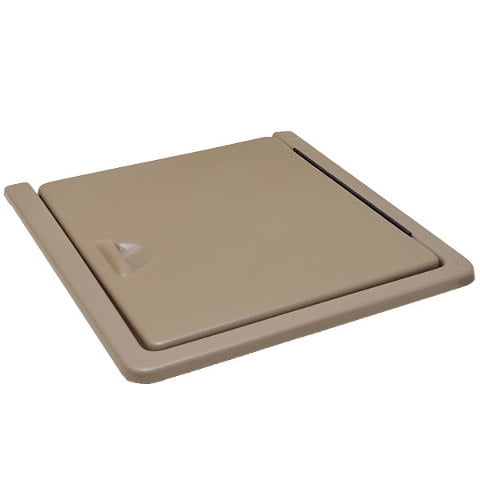 Premier Pontoons Boat Hatch 70002023 | Beige Plastic 16 1/4 x 16 3/8