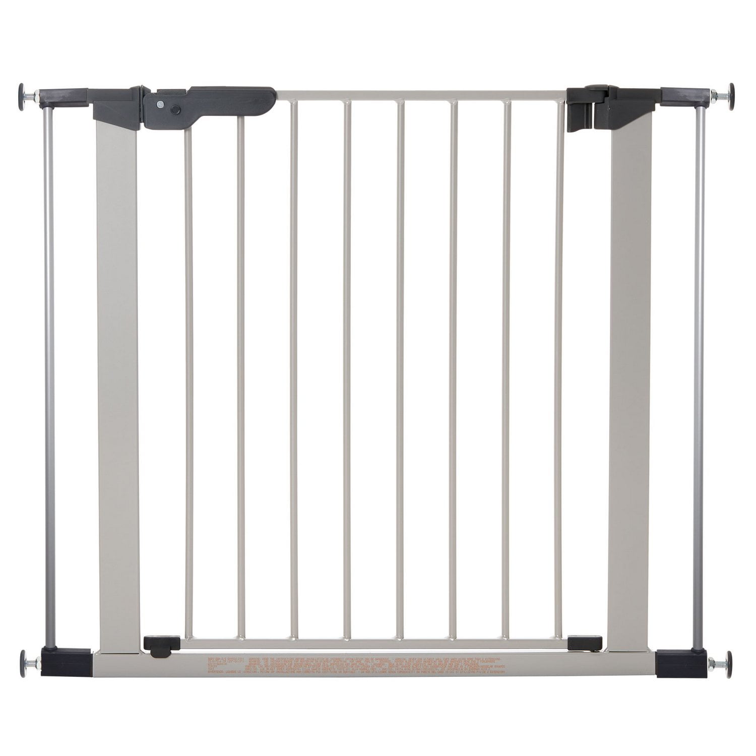 BabyDan Premier Pressure Mount Safety Gate with 2 Extensions 28.9" - 36.7", Silver