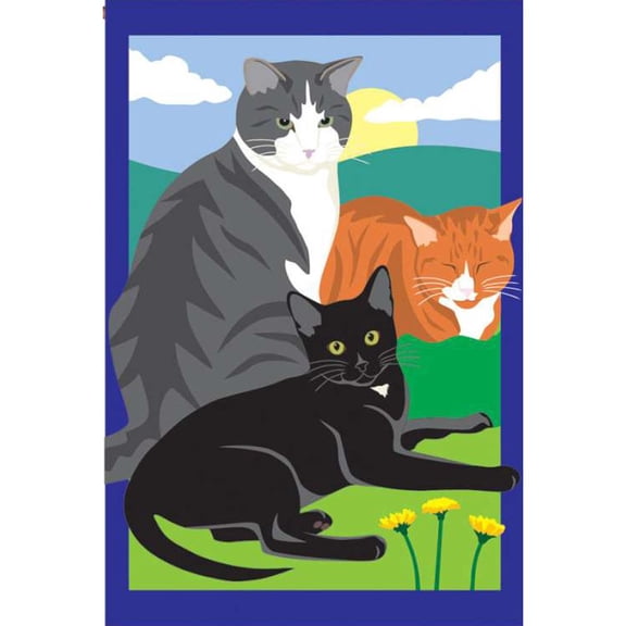 Premier Prestige Estate Flag - Kitty, Kitty, Kitty