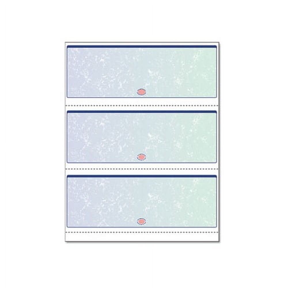 Premier Prismatic Check 13 Features, 8.5 x 11, Blue/Green Prismatic, 500/Ream
