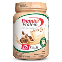 Premier Protein 100% Whey Protein Powder, Café Latte, 30g Protein, 23.9 oz, 1.5lb