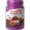thumbnail image 1 of Premier Protein 100% Whey Protein Powder, Chocolate Milkshake, 30g Protein, 24.5 oz, 1.5 lb, 1 of 12