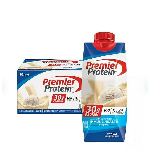 Premier Protein 30g. High Protein Shake, Vanilla (11 fl. oz., 15 pk