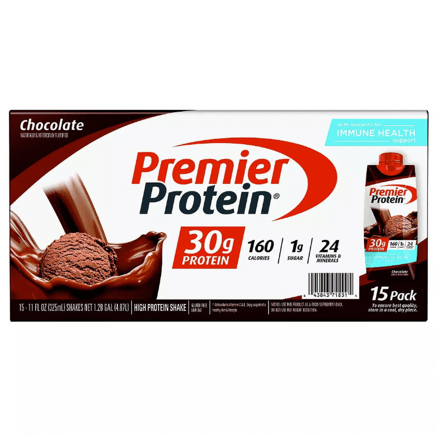 Premier Protein Chocolate Ready to Drink Shake, 15 ct./11 oz
