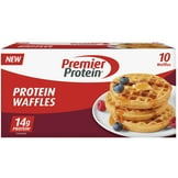 Eggo Fully Loaded Strawberry Delight Protein Waffles, Frozen Breakfast, 12.3 oz, 10 Count