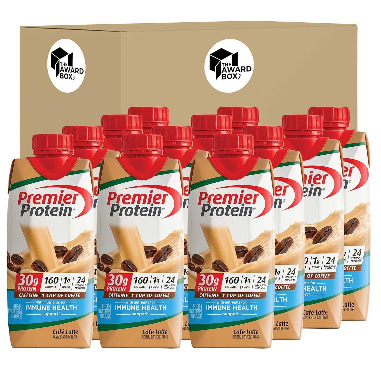 Premier Protein Shake Cafe Latte 11 Fl oz each 12 Pack