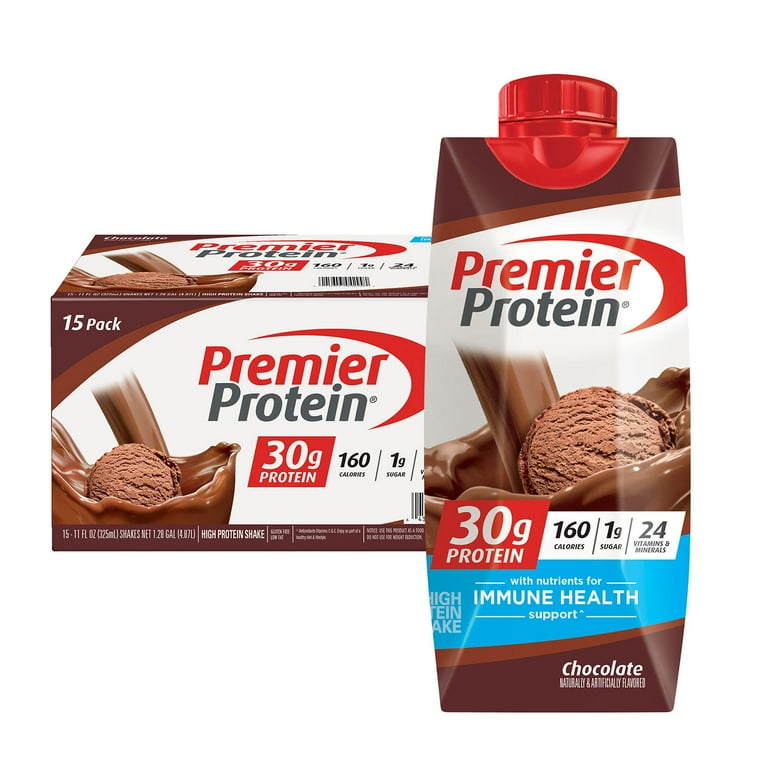 Premier Protein Chocolate Protein Shakes, 12 ct / 14 oz - Fry's Food Stores