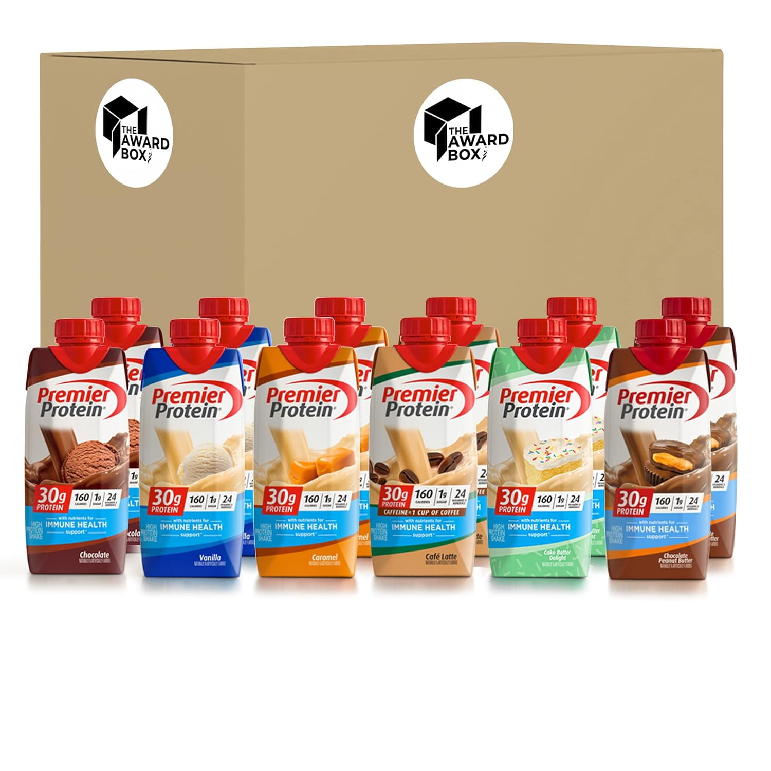 Premier Protein High Protein Shakes Variety Sampler Pack, 11 Fl. Oz