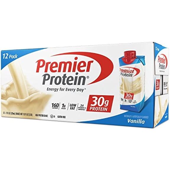 Premier Protein Hormone Free Shakes 11 oz, 18-pack-Vanilla