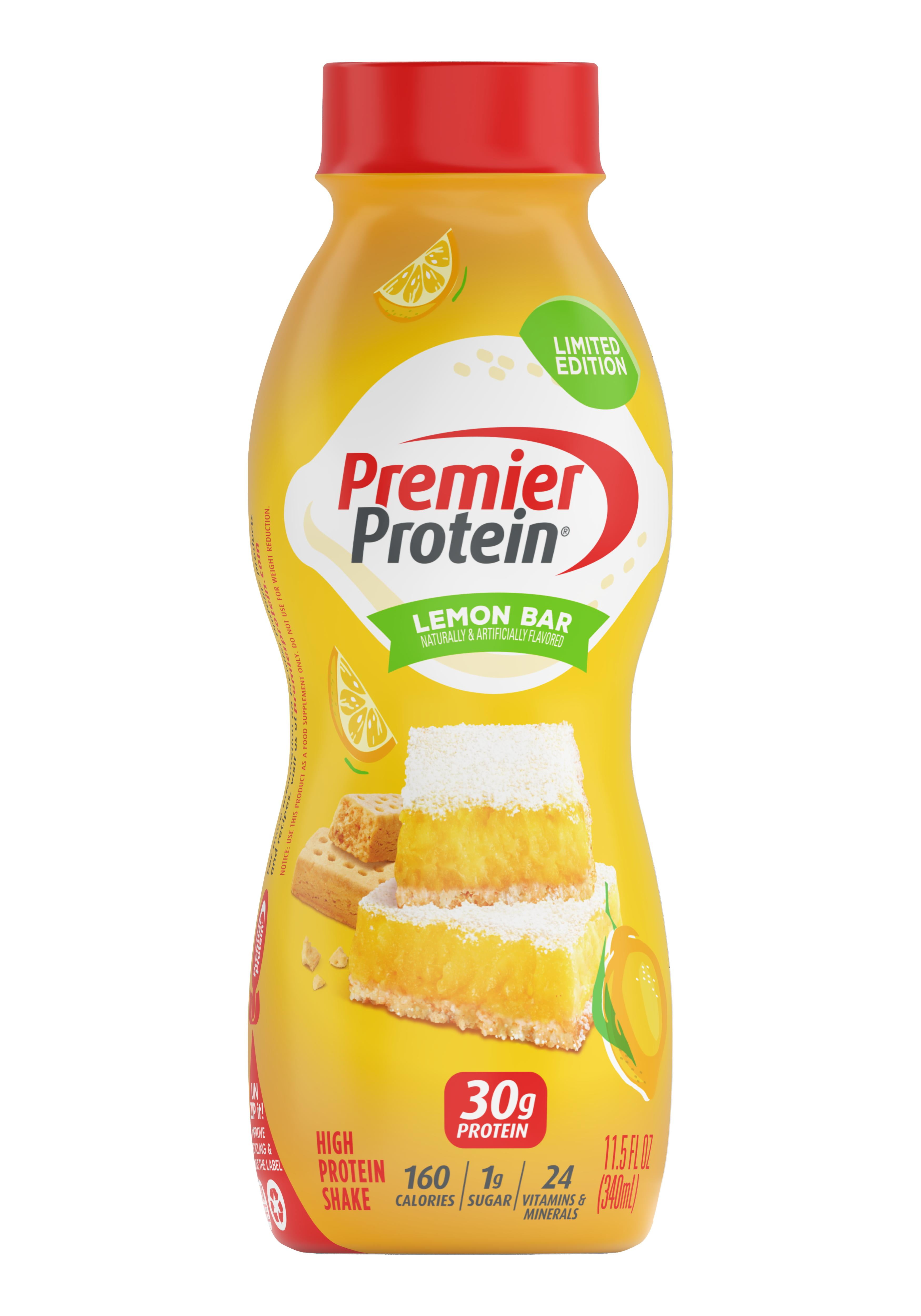 Premier Protein, Lemon Bar, 30g Protein Shake, 11.5 fl oz, 1 Count