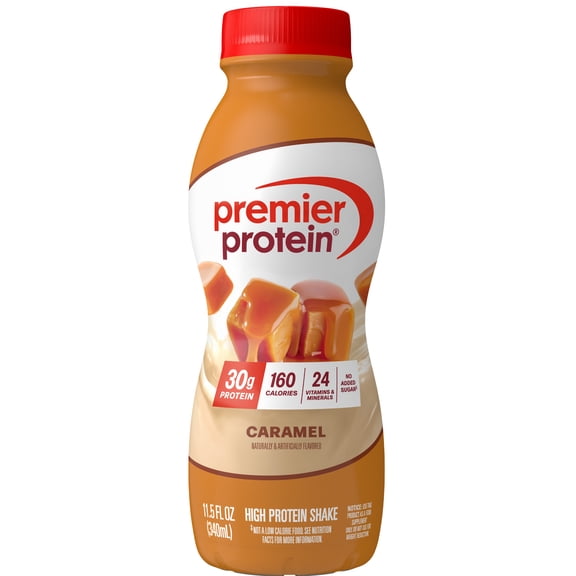 Premier Protein Shake, Caramel, 30g Protein, 11.5 fl oz, 1 Ct