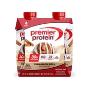 Premier Protein Shake, Cinnamon Roll, 30g Protein, 11 Fl Oz, 4 Ct