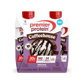 Premier Protein Shake, Coffeehouse Mocha, 30g Protein, 11 Fl Oz, 4 Ct