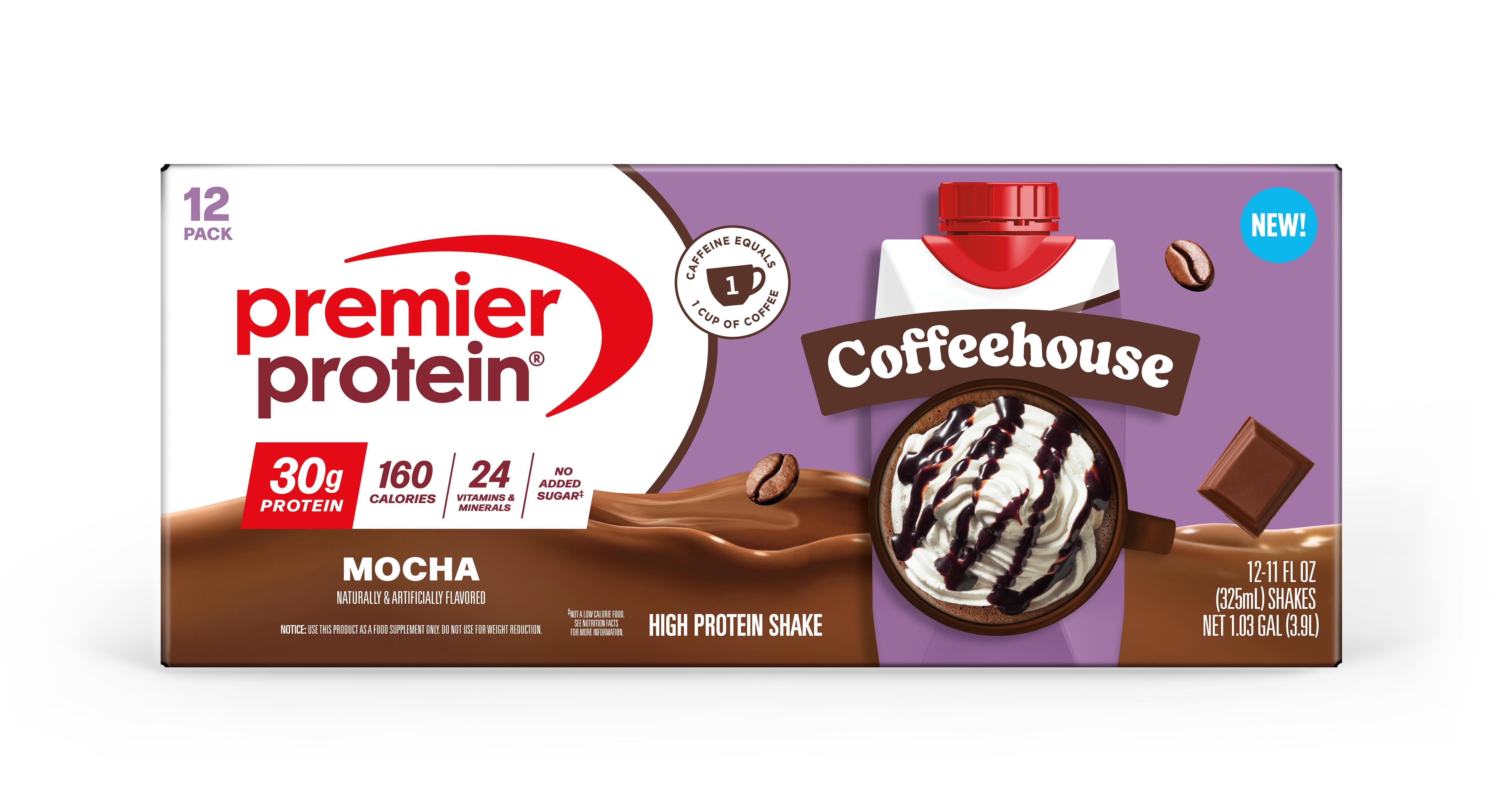 Premier Protein Shake, Coffeehouse Mocha, 30g Protein, 11 fl oz, 12 Ct