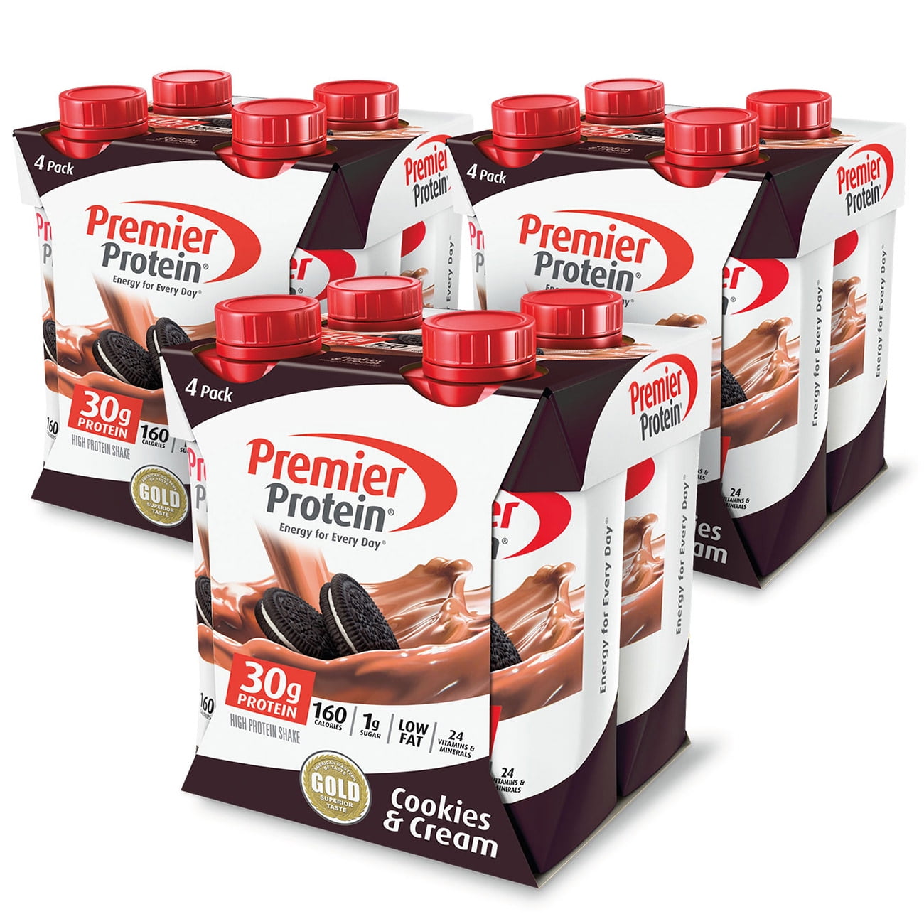 Premier Protein Shake, Cookies & Cream, 30g Protein, 11 fl oz, 12 Ct