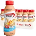 thumbnail image 1 of Premier Protein Shake, Peaches & Cream, 30g Protein, 11.5 fl oz, 12 ct, 1 of 9