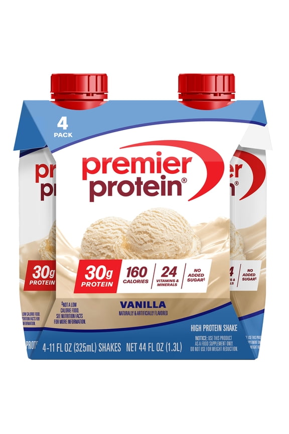 Shake, Vanilla, 30g Protein, 11 fl oz, 4 Ct