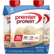 Premier Protein Shake, Vanilla, 30g Protein, 11 fl oz, 4 Ct