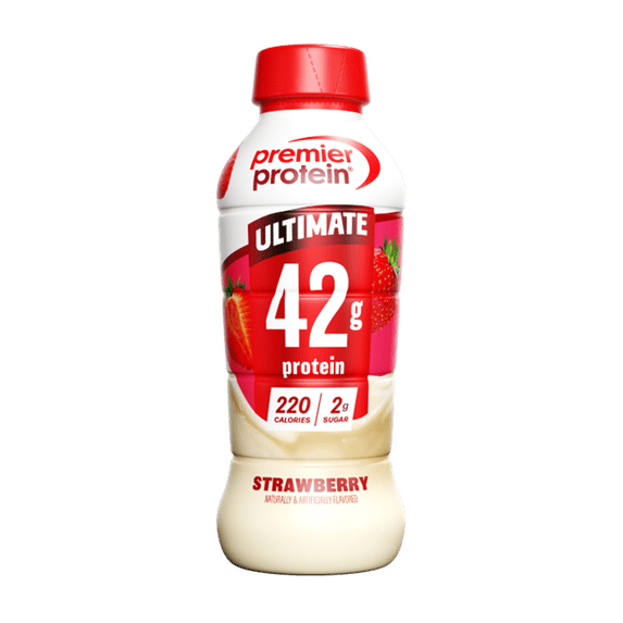 Premier Protein, Ultimate 42g Protein Shake, Strawberry, 14 Fl Oz, 1 Count