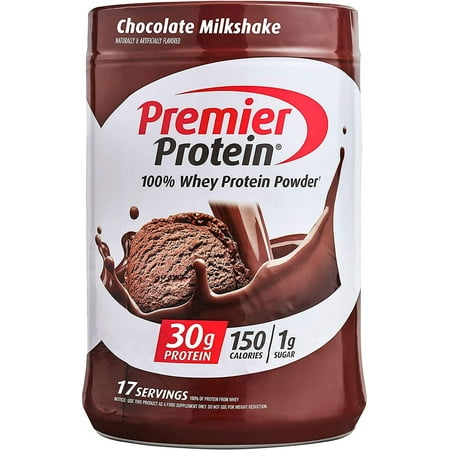 Premier Protein Whey Protein Powder, Chocolate, 24.5 Ounce